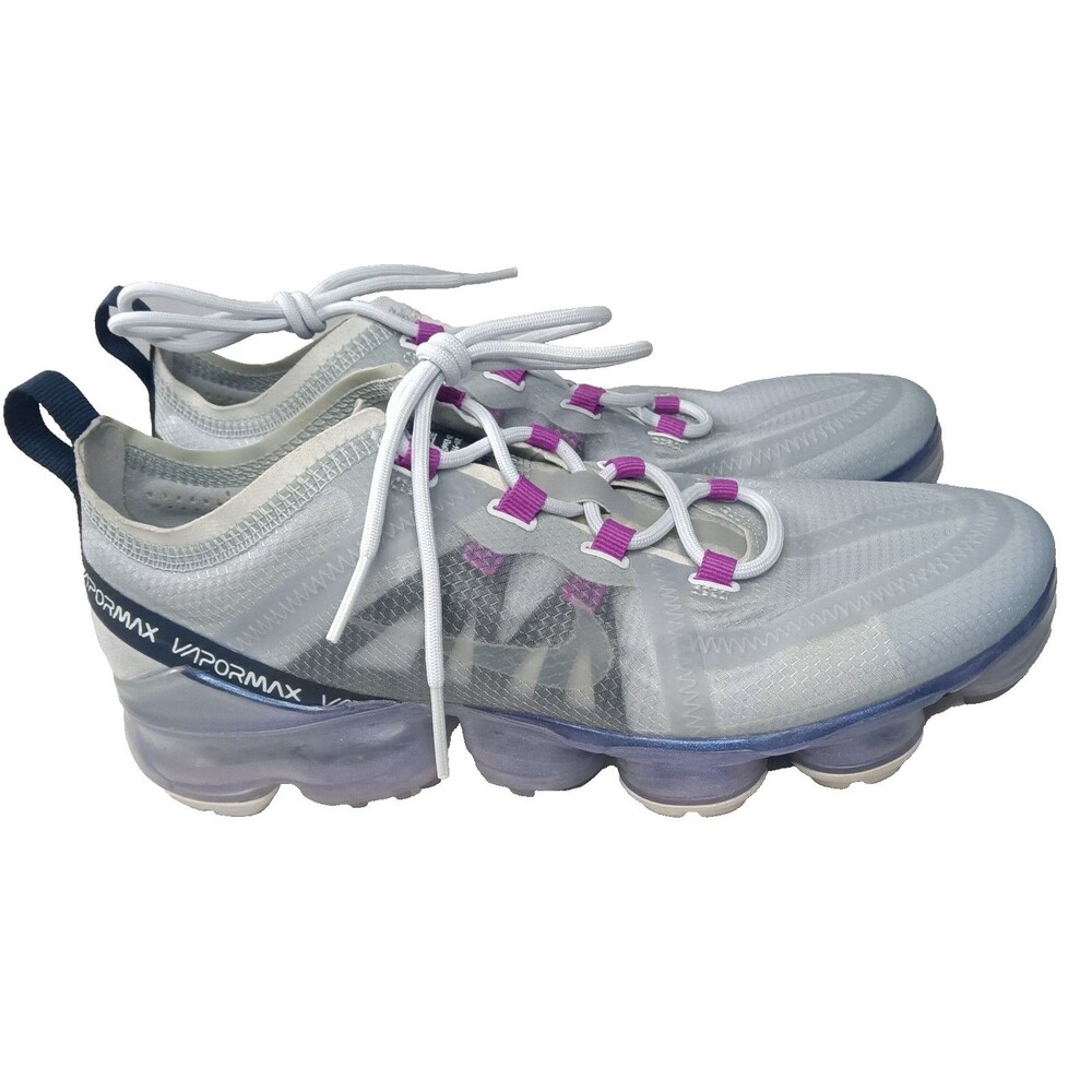 Nike Air VaporMax 2019 Shoes Women's Size 7.5 Sneakers Football Grey Obsidian